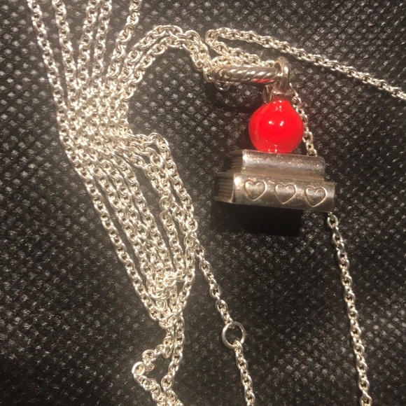 Pandora Cable Chain w/Brighton Teachers Rule Charm - Picture 5 of 8